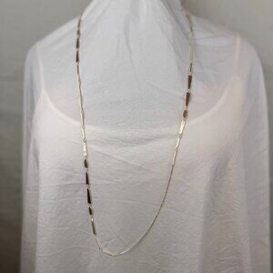 Kendra Scott Long Silver Necklace
